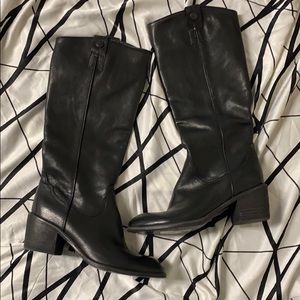 Bianchi Handmade High Quality Black Leather Boots NeverUsed Italian